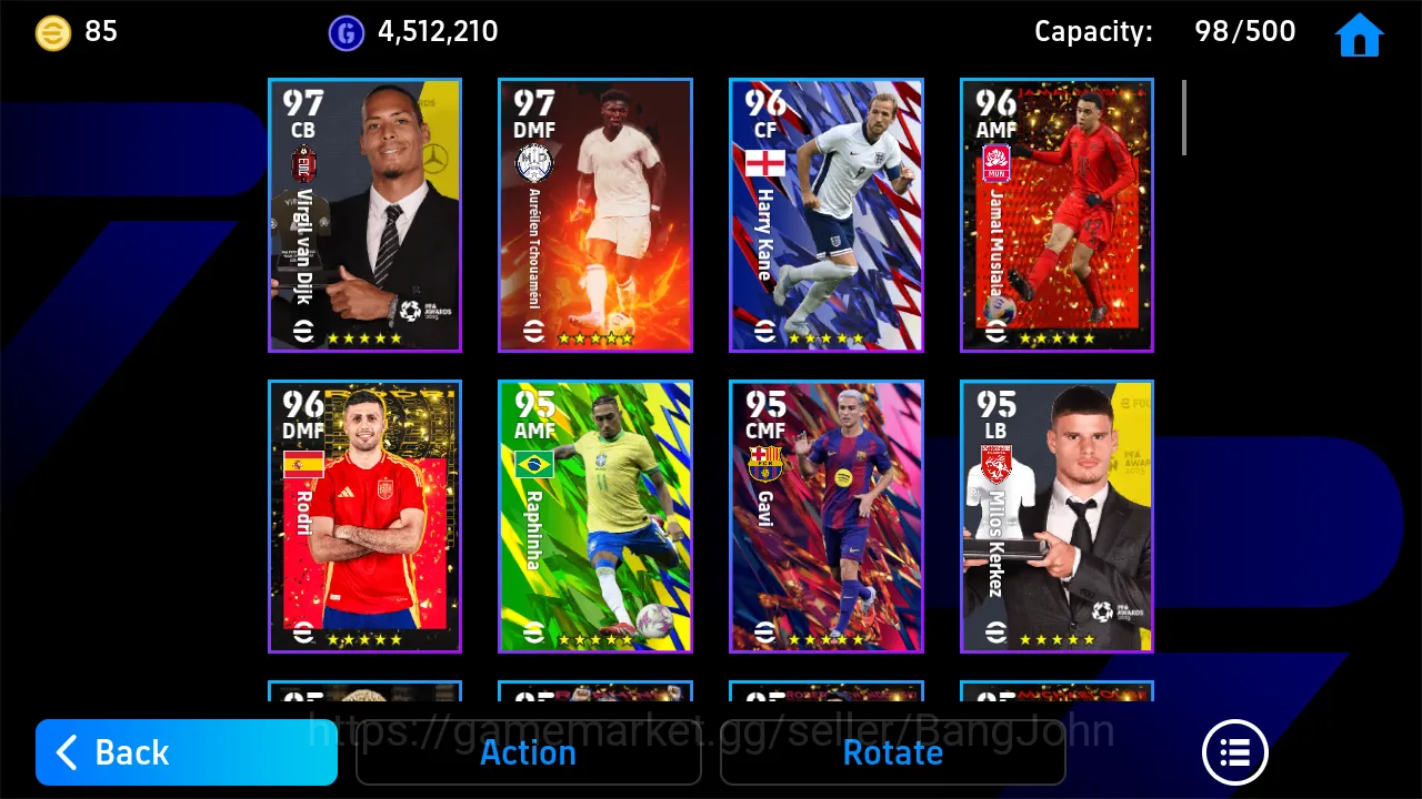 eFootball Accounts Others power 3143 | o khan tsubasa kim min jae showtime kambuaya showtime | EFB083B 6
