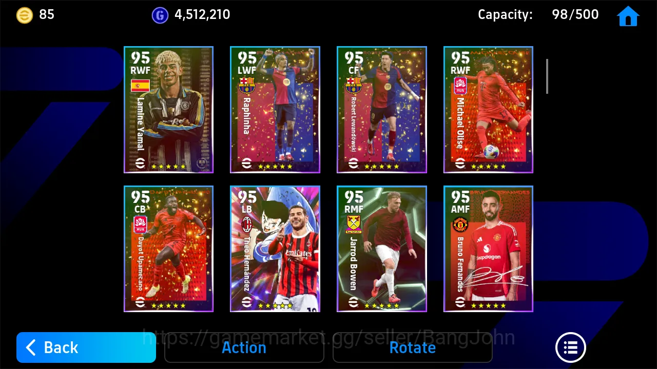 eFootball Accounts Others power 3143 | o khan tsubasa kim min jae showtime kambuaya showtime | EFB083B 7
