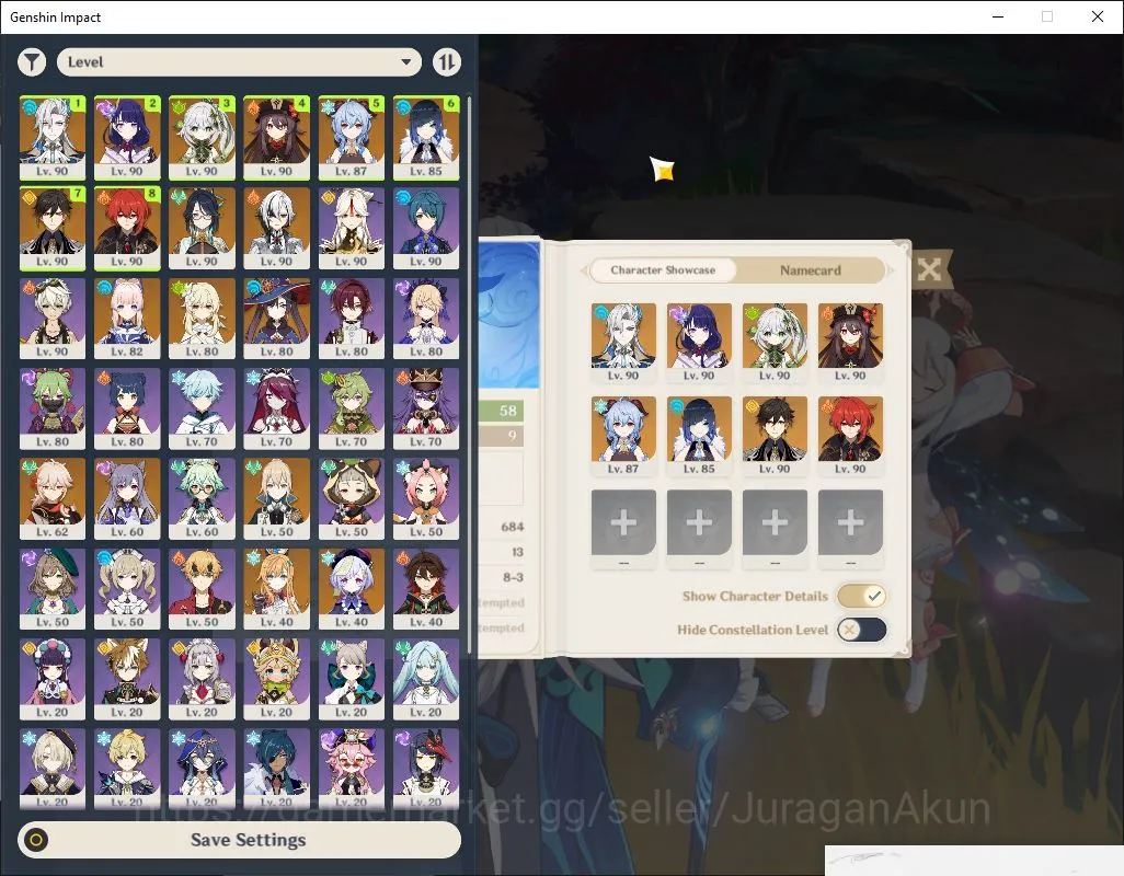 Genshin Impact Accounts ASIA|AR 56|12 Limited+7[5* Weapon]|Raiden C1,Neuvi image 2