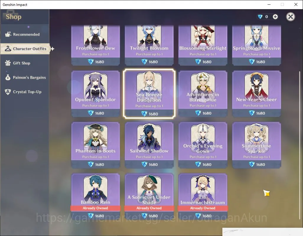 Genshin Impact Accounts ASIA|AR 56|12 Limited+7[5* Weapon]|Raiden C1,Neuvi image 7