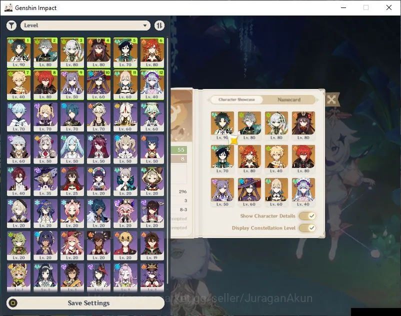Genshin Impact Mid Game ASIA|AR 55| 6 Limited+1 [5 Star's Weapon] | Mavuik image 1