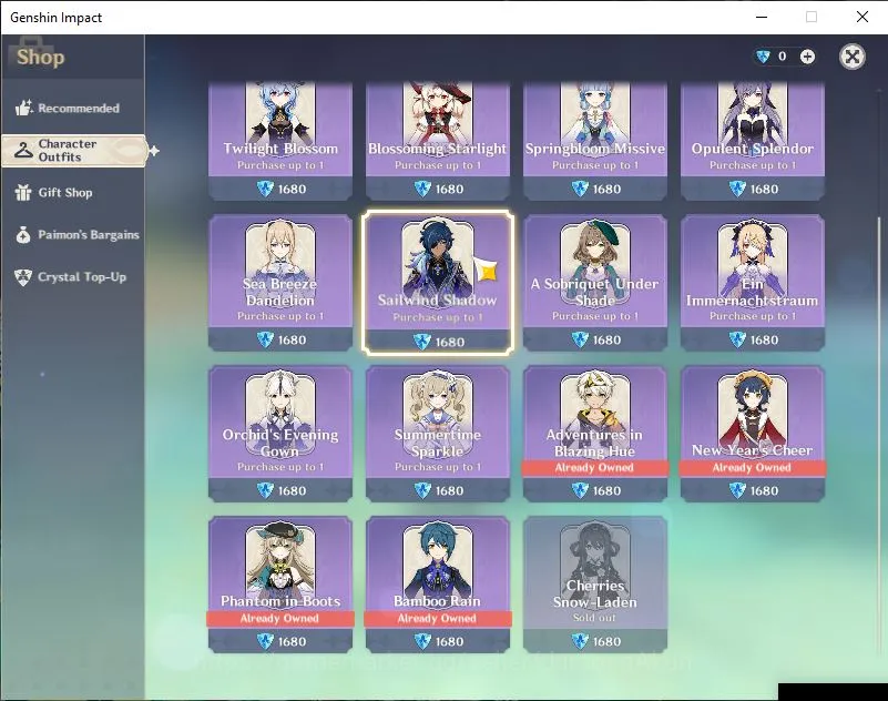 Genshin Impact Accounts End Game ASIA|AR 59|19 Limited+6 [5*Weapon]|Raiden C1,Yelan C1,Mavuika,Clorinde,Furina,Arlecchino 2