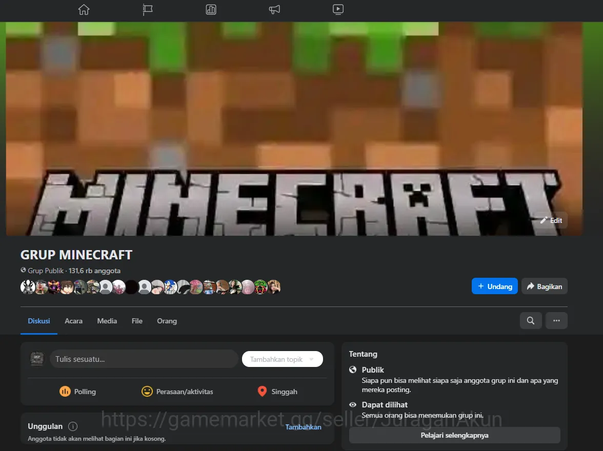 Facebook Groups Public GRUP MINECRAFT