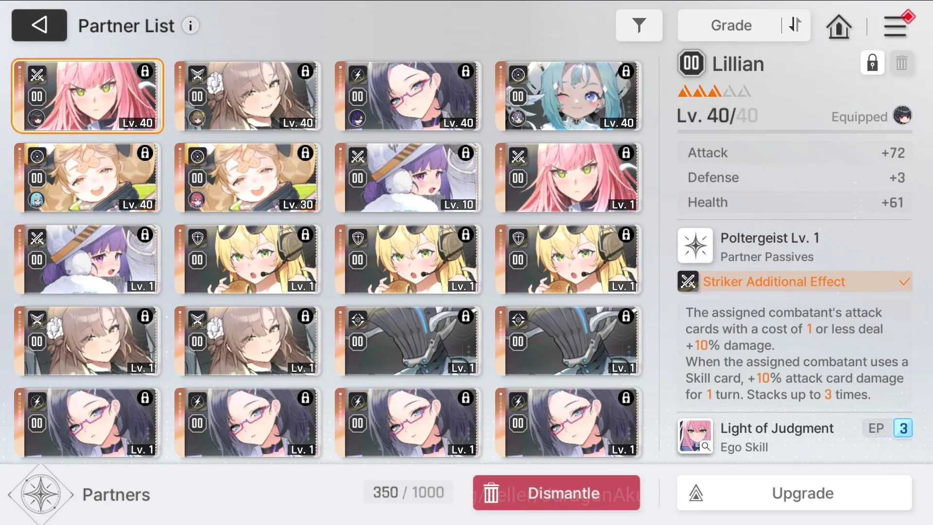 Chaos Zero Nightmare Accounts Global Lv 40|7 SSR[Chizuru,Yuki,Rin,Mei+Prism]10SR image 1