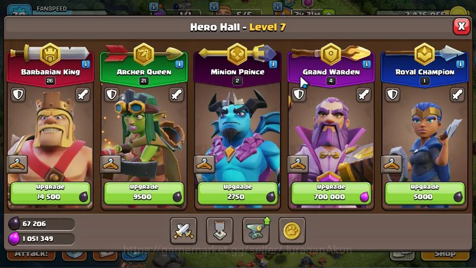 Clash of Clans Accounts TH13 -BH 6|LV 70|Limited Skin|HH 7|BK 26,AQ 21,GW  image 5