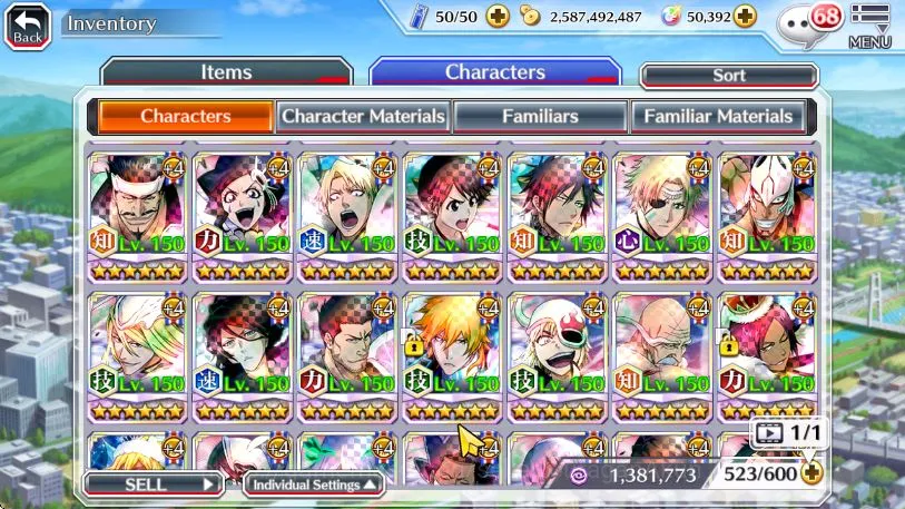 Bleach: Brave Souls Accounts [GLOBAL]50k Orb|Ichigo 8th, Rukia 10th, Gremmy 9th image 7