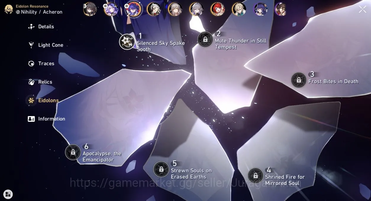 Honkai Star Rail Accounts Mid Game Asia [TL70] 8 Limited 3