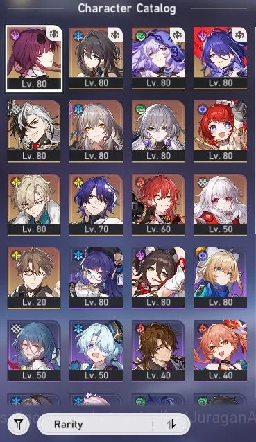 Honkai Star Rail Accounts Mid Game Asia [TL70] 8 Limited 4