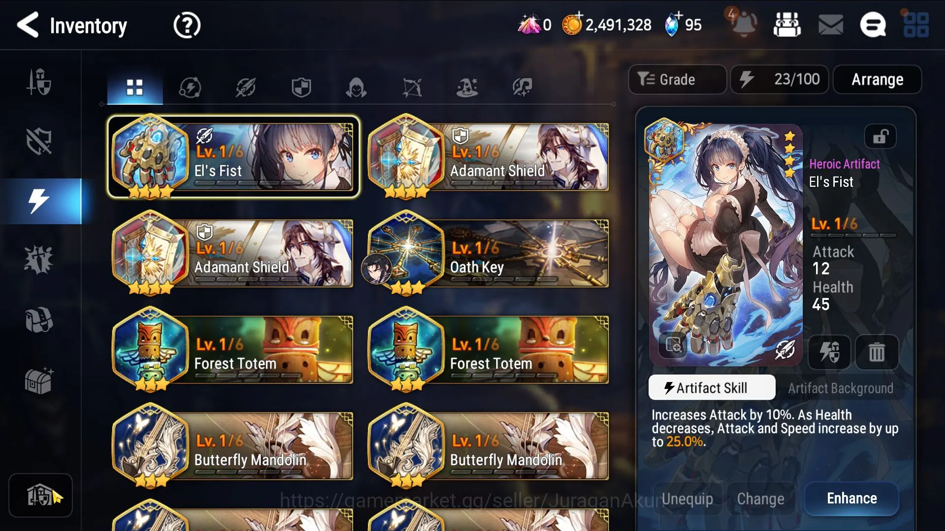 Epic Seven Accounts Global Unveriv|3ML(Harsetti,Vildred,Sigret)32Char| image 2