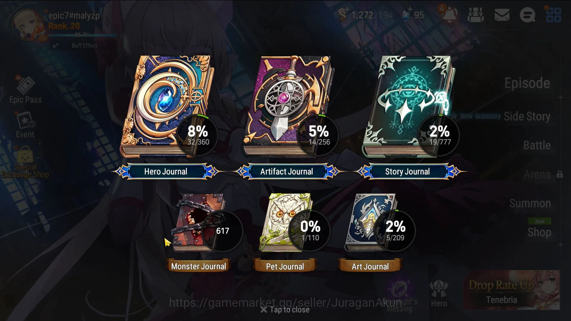 Epic Seven Accounts Global Unveriv|3ML(Harsetti,Vildred,Sigret)32Char| image 4