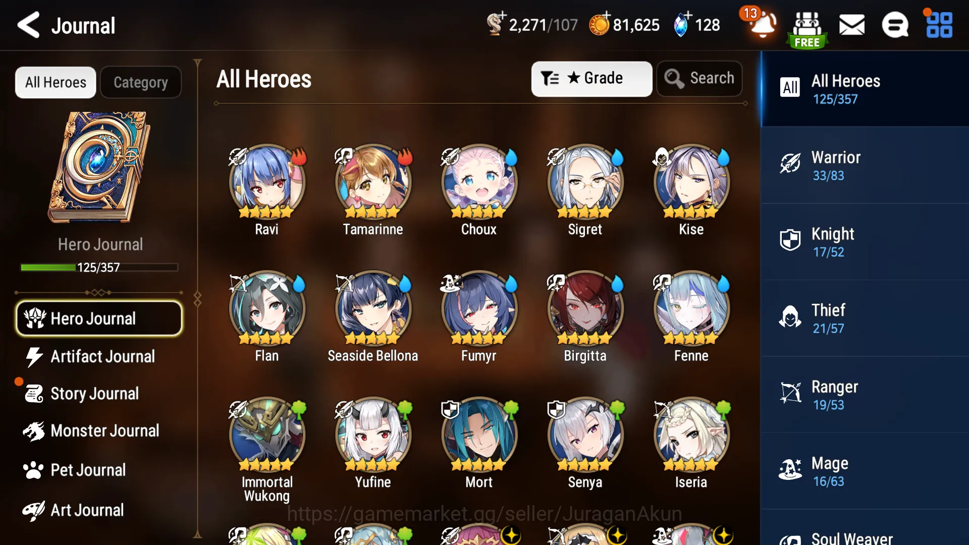 Epic Seven Accounts Mid-Tier Global Unverif|7ML(NMLuna, SSVivian, DKSharun, Solitaria, LCBellona, etc)&SSBellona, Fenne 3