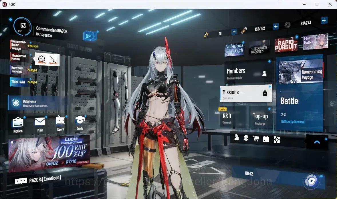 Punishing: Gray Raven Accounts ASIA | Lv53|[S Lucia IC+Sign,S Parhelion,S Lucia C image 2