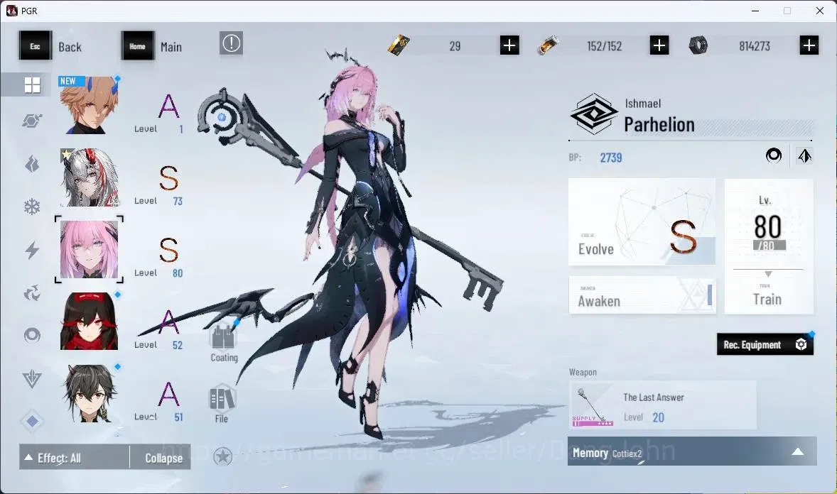 Punishing: Gray Raven Accounts ASIA | Lv53|[S Lucia IC+Sign,S Parhelion,S Lucia C image 4