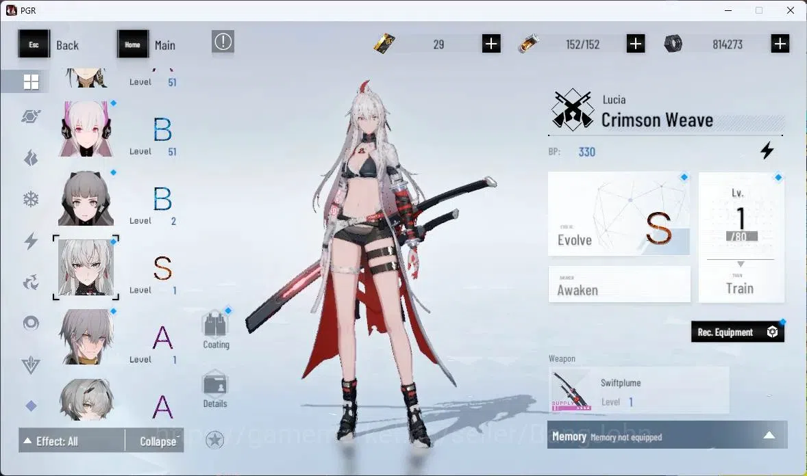 Punishing: Gray Raven Accounts ASIA | Lv53|[S Lucia IC+Sign,S Parhelion,S Lucia C image 5