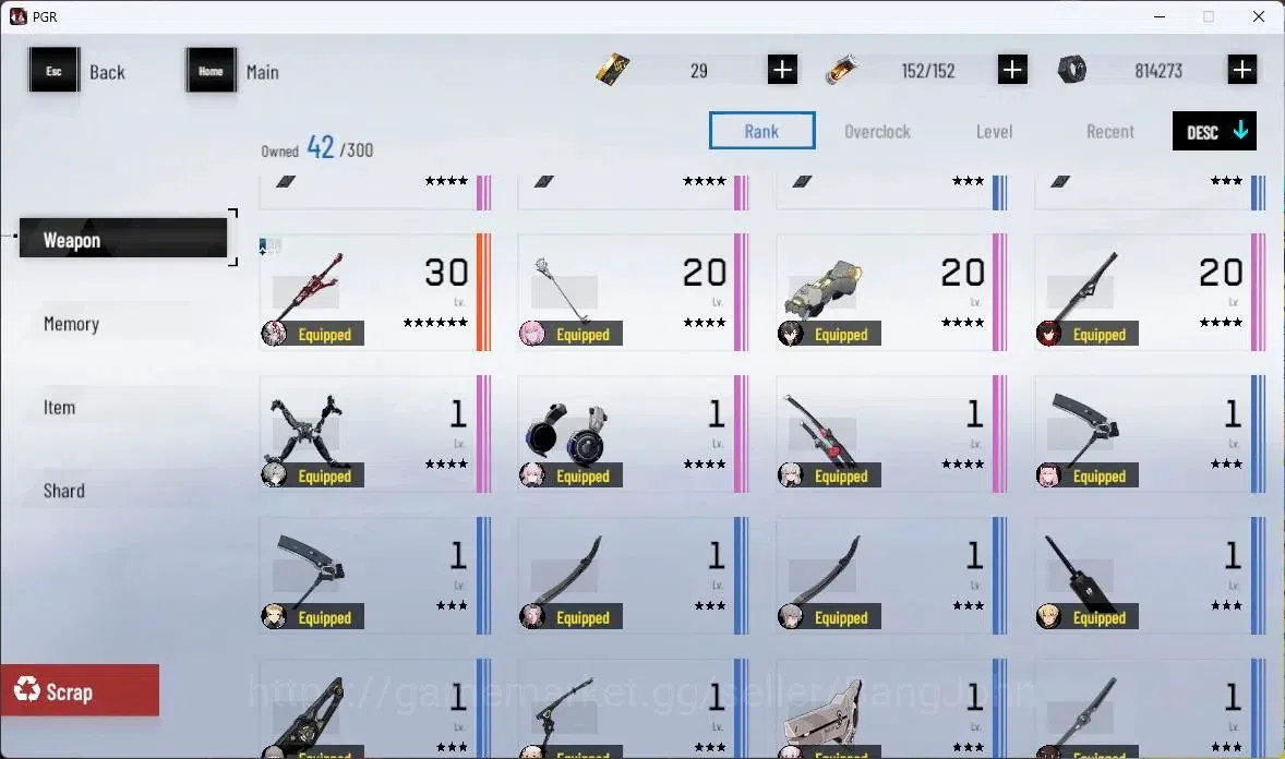 Punishing: Gray Raven Accounts ASIA | Lv53|[S Lucia IC+Sign,S Parhelion,S Lucia C image 8