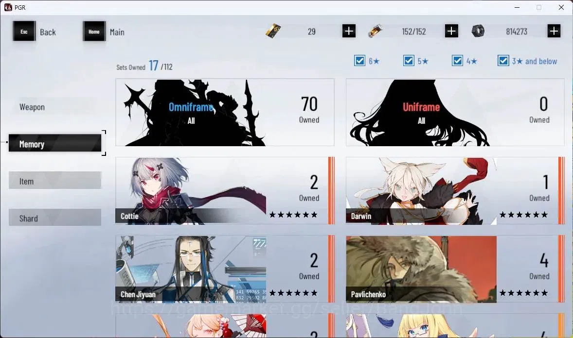 Punishing: Gray Raven Accounts ASIA | Lv53|[S Lucia IC+Sign,S Parhelion,S Lucia C image 9