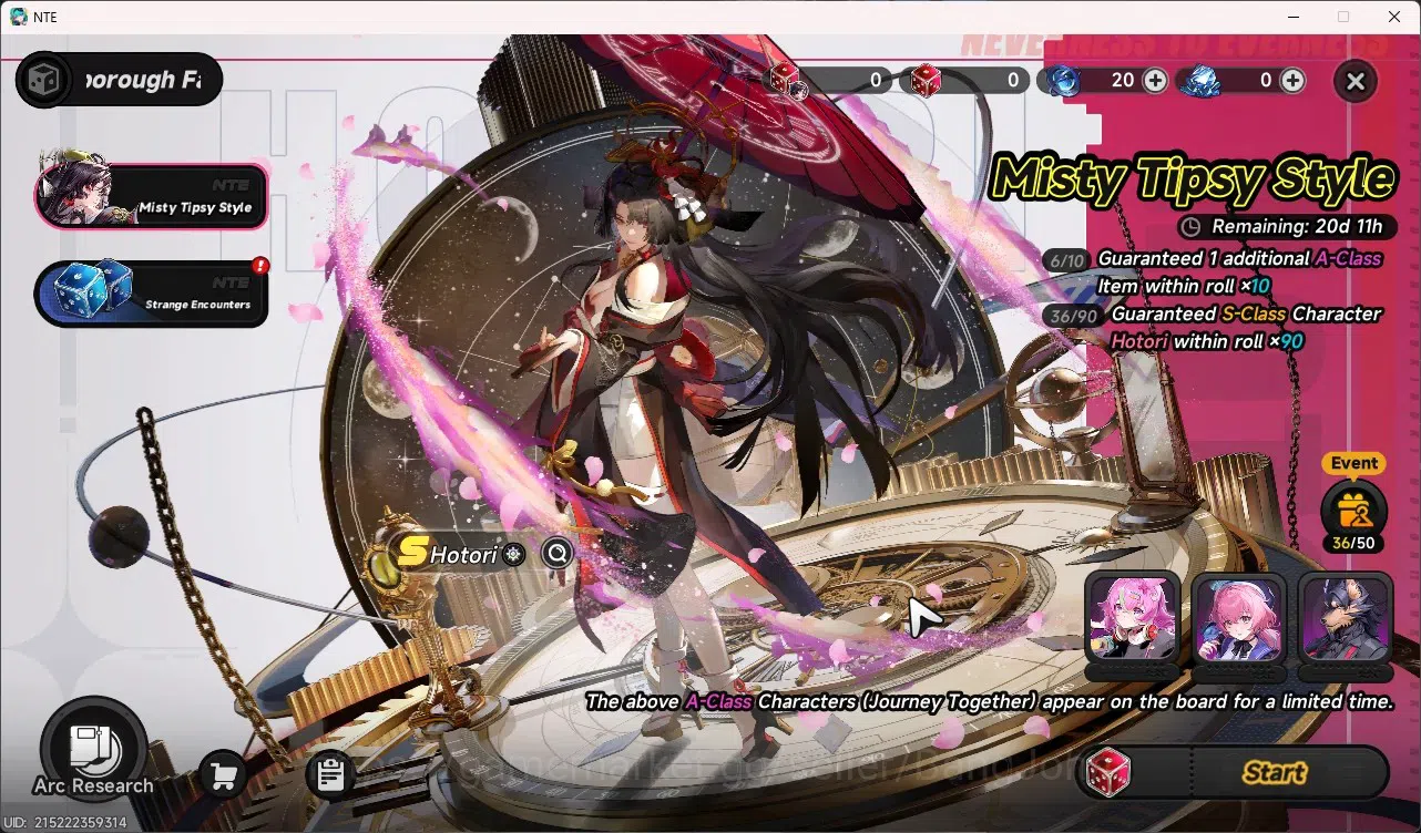 Neverness to Everness Accounts EU | Starter Lv 3 | 1 SSR Selector + 5 SR | MC Fem image 3