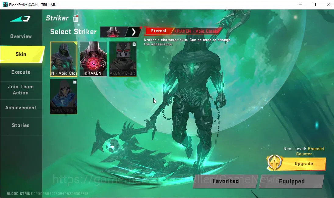 Blood Strike Accounts ASIA|ETERNAL KRAKEN - Void Cloak|18 ULTRA[M4A1,Vec image 3