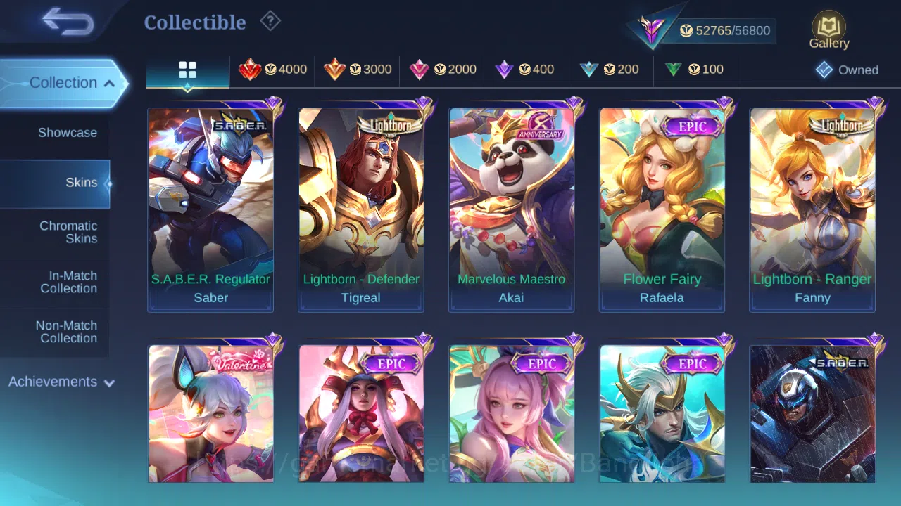 Mobile Legends: Bang Bang Accounts Others Hero 112 | Skin 210 | Legend Franco | Prime Claude | Luckybox Selena | Sparkle 6