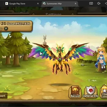 Summoners War: Sky Arena Accounts Starter GLOBAL | NB 5 TESHAR,Starter Gacha 115 12Y+160 11Y Scrool, 3 Legendary All