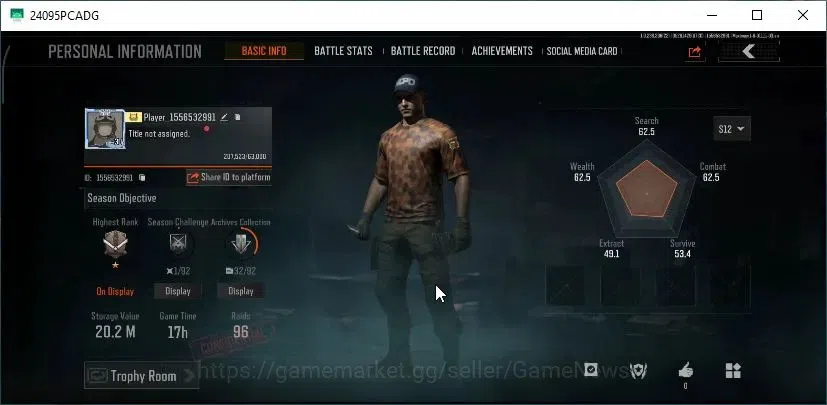 Arena Breakout Accounts MOBILE Lv30|SV 20,2M| CV 16M|RL,Corpo Set|ET AK-74 image 2