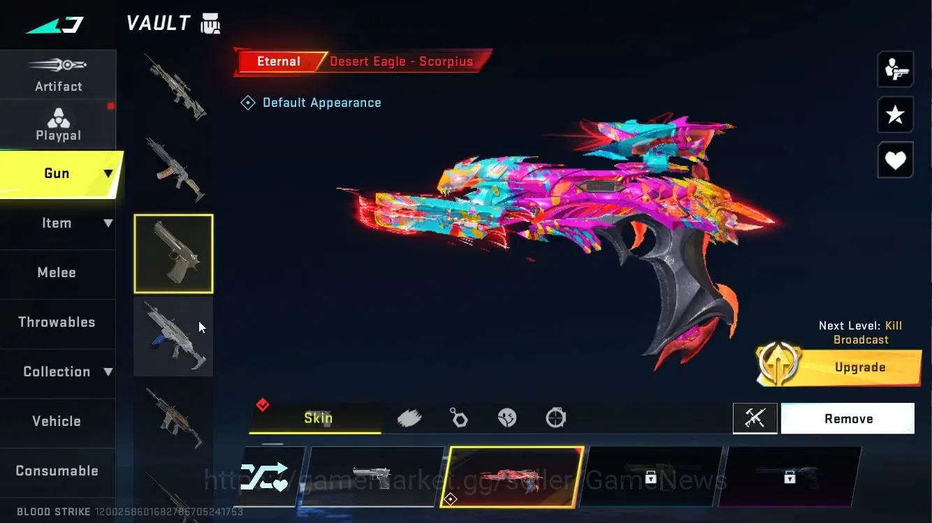 Blood Strike Accounts ASIA|2 ETERNAL[KRAKEN-VoldCloak,DEagle]+Collab BLE image 10