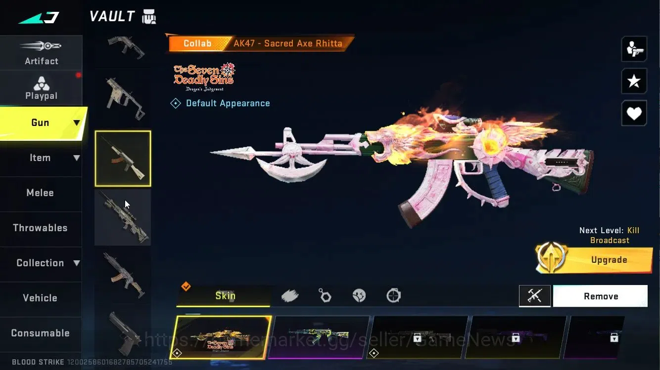 Blood Strike Accounts ASIA|2 ETERNAL[KRAKEN-VoldCloak,DEagle]+Collab BLE image 14