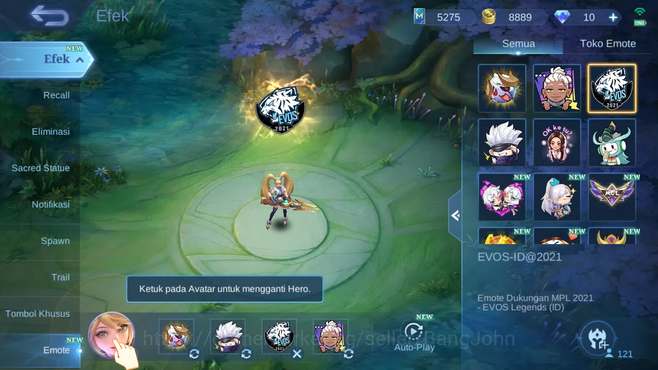 Mobile Legends: Bang Bang Accounts Hero 121 Skin 193 | Luckybox Moskov | KOF Karina | image 12