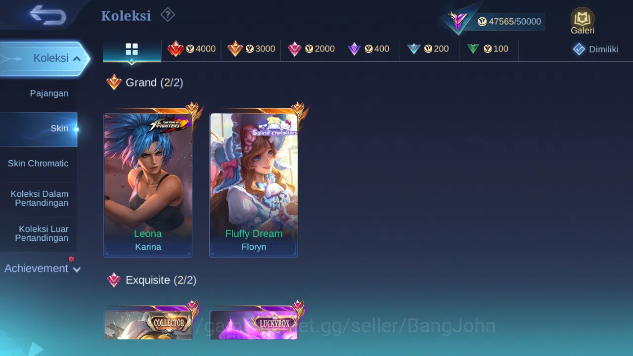 Mobile Legends: Bang Bang Accounts Hero 121 Skin 193 | Luckybox Moskov | KOF Karina | image 2