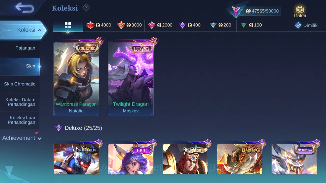 Mobile Legends: Bang Bang Accounts Hero 121 Skin 193 | Luckybox Moskov | KOF Karina | image 3
