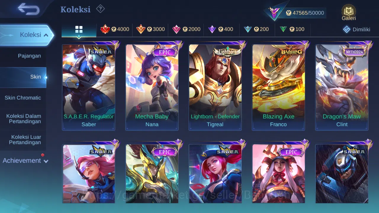 Mobile Legends: Bang Bang Accounts Hero 121 Skin 193 | Luckybox Moskov | KOF Karina | image 4