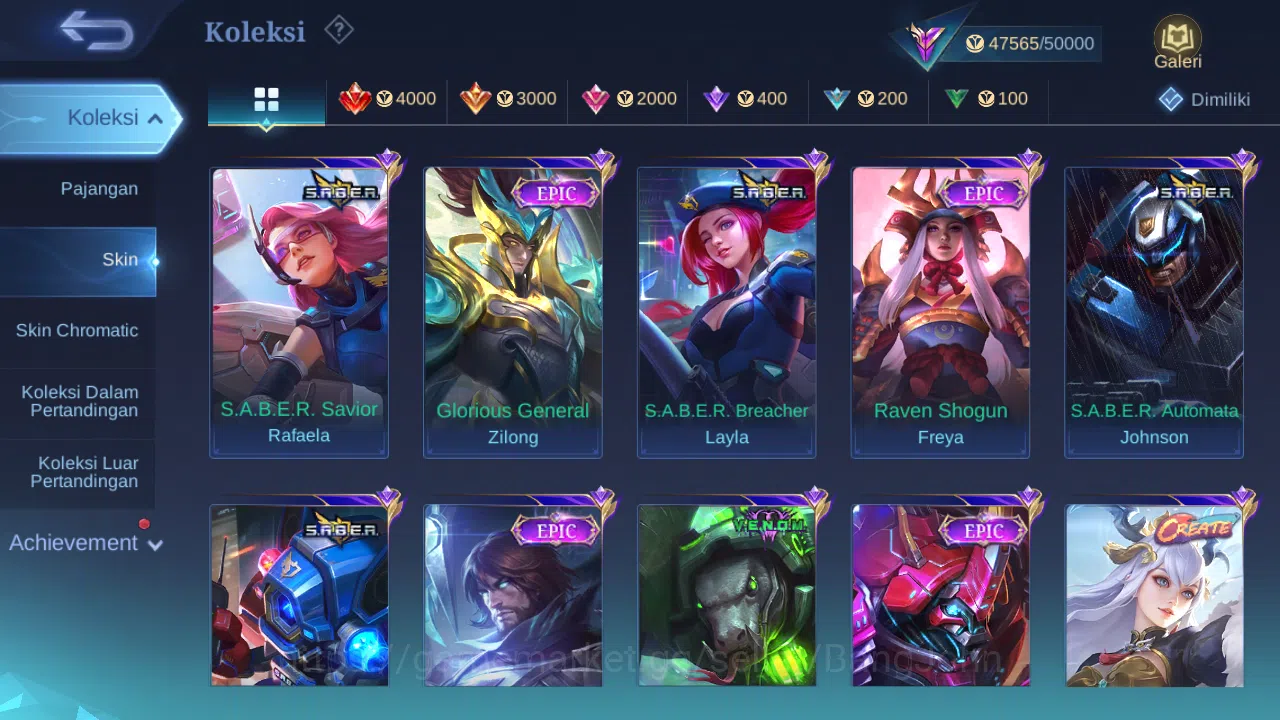 Mobile Legends: Bang Bang Accounts Hero 121 Skin 193 | Luckybox Moskov | KOF Karina | image 5
