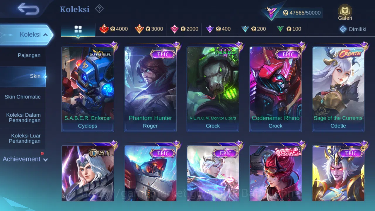 Mobile Legends: Bang Bang Accounts Hero 121 Skin 193 | Luckybox Moskov | KOF Karina | image 6