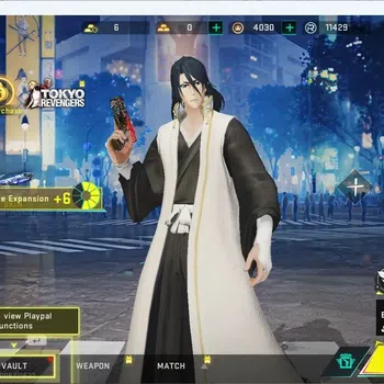 Blood Strike Collab Skin ASIA | BLEACH Byakuya Striker | EVA MCX Gun | 6 Le image 1