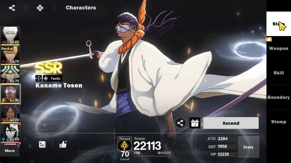 BLEACH: Soul Resonance Accounts NuverseSEA|LV 55|7 SSR [(Ichigo Inner Hollow B4,Ic image 13