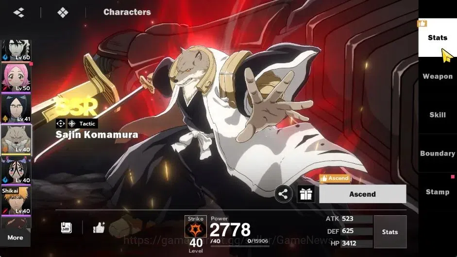 BLEACH: Soul Resonance Accounts NuverseSEA|LV 55|7 SSR [(Ichigo Inner Hollow B4,Ic image 18