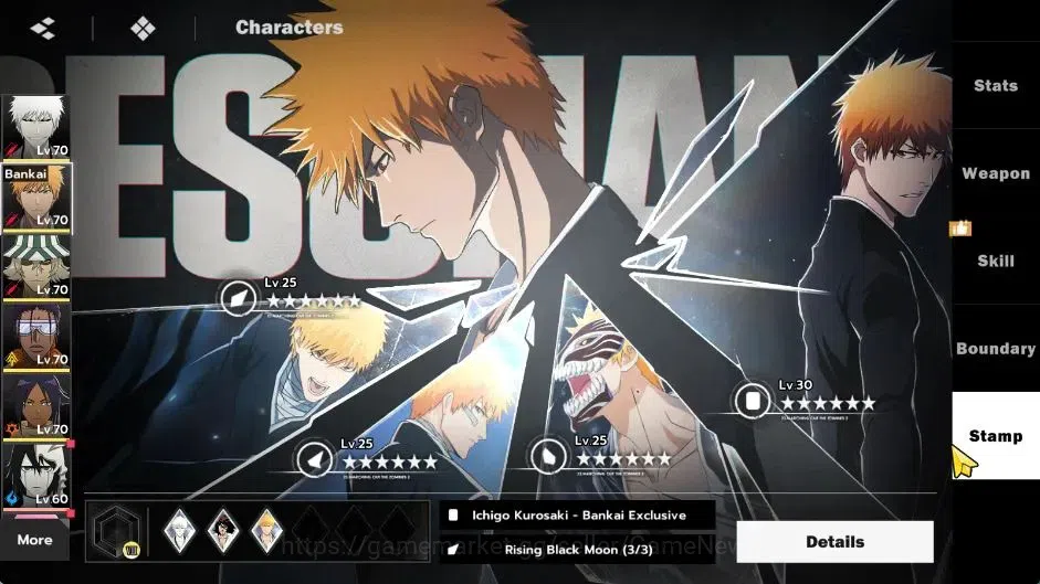BLEACH: Soul Resonance Accounts NuverseSEA|LV 55|7 SSR [(Ichigo Inner Hollow B4,Ic image 9
