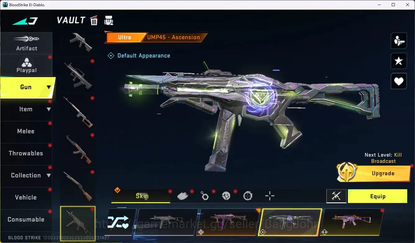 Blood Strike Accounts ASIA|2 Ultra Melee DualBlades-Winter's Edge&Scythe image 16