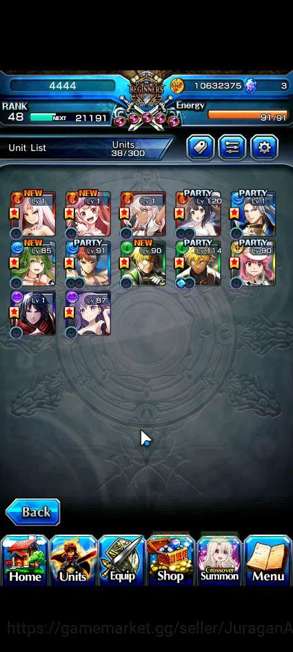 Grand Summoners Accounts Global|Rank 48|12 Ascend|S EmiyaTW,S MiyuTW,SG Roy image 3