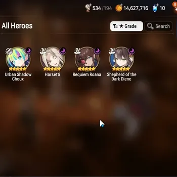 Epic Seven Accounts High-End GLOBAL UnVerif|NewEra|4 ML (Har Setti,Shepherd,Roana,Etc)+TA Coli,Ivana,Tenebria,Landy,Etc|44K