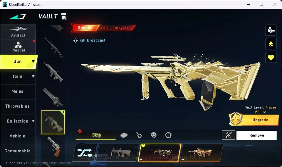 Blood Strike Accounts ASIA | Eternal AUG - Empyrean | 5 Collab (3 7DS, 1 image 10