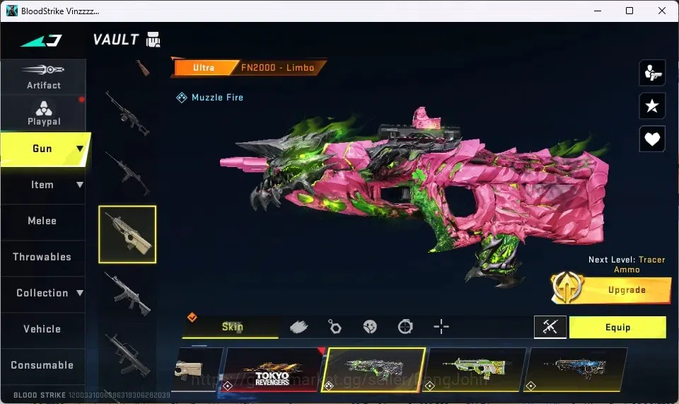 Blood Strike Accounts ASIA | Eternal AUG - Empyrean | 5 Collab (3 7DS, 1 image 13