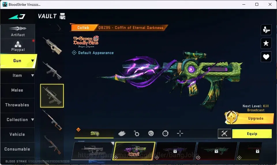 Blood Strike Accounts ASIA | Eternal AUG - Empyrean | 5 Collab (3 7DS, 1 image 14