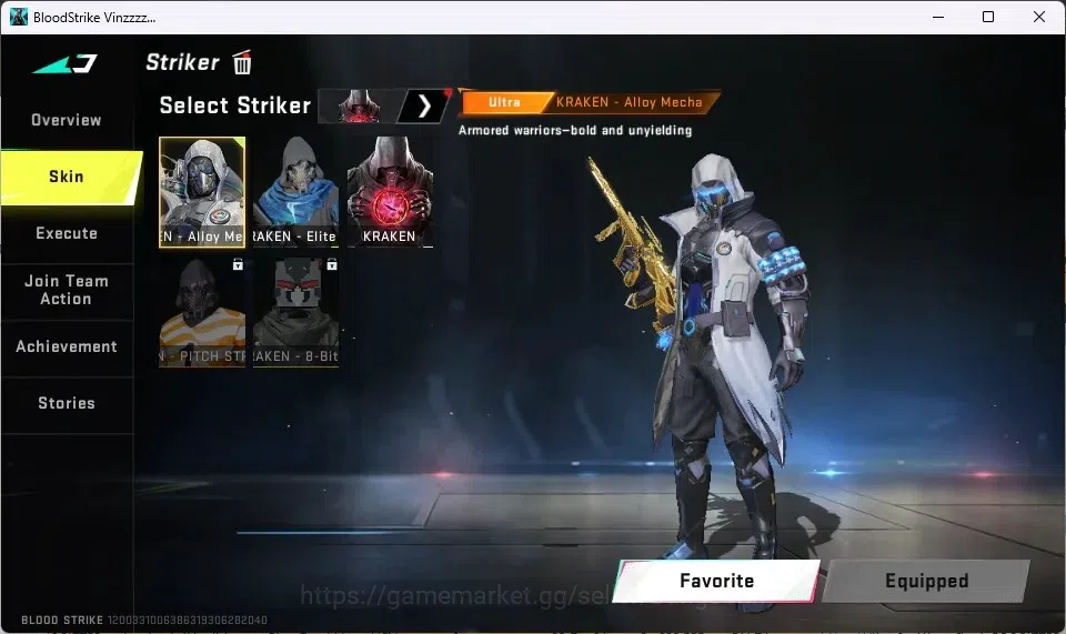 Blood Strike Accounts ASIA | Eternal AUG - Empyrean | 5 Collab (3 7DS, 1 image 20
