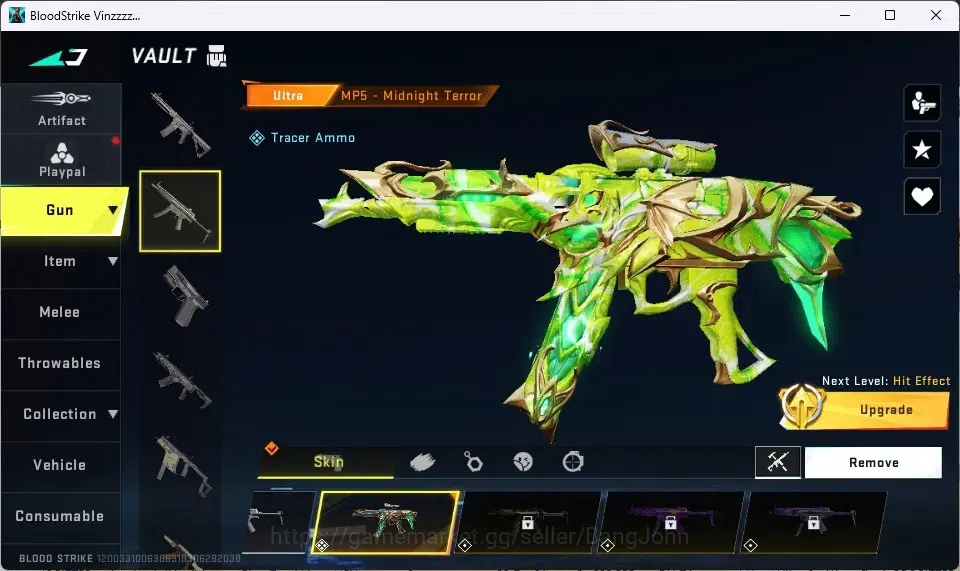 Blood Strike Accounts ASIA | Eternal AUG - Empyrean | 5 Collab (3 7DS, 1 image 3