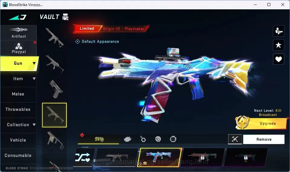 Blood Strike Accounts ASIA | Eternal AUG - Empyrean | 5 Collab (3 7DS, 1 image 4