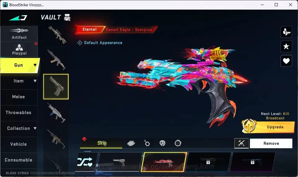 Blood Strike Accounts ASIA | Eternal AUG - Empyrean | 5 Collab (3 7DS, 1 image 7