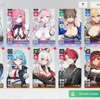 Chaos Zero Nightmare Accounts GLOBAL|Lv 40| 5 SSR (Olga,Diana,Yuki,Tenebria,Magna)+ SR