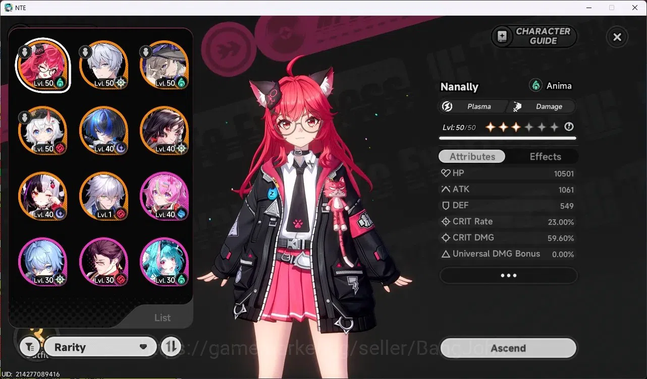 Neverness to Everness Accounts SEA|Lv.40|7 S-Class [Nanally,Hotori,Lacrimosa]|1,3 image 2