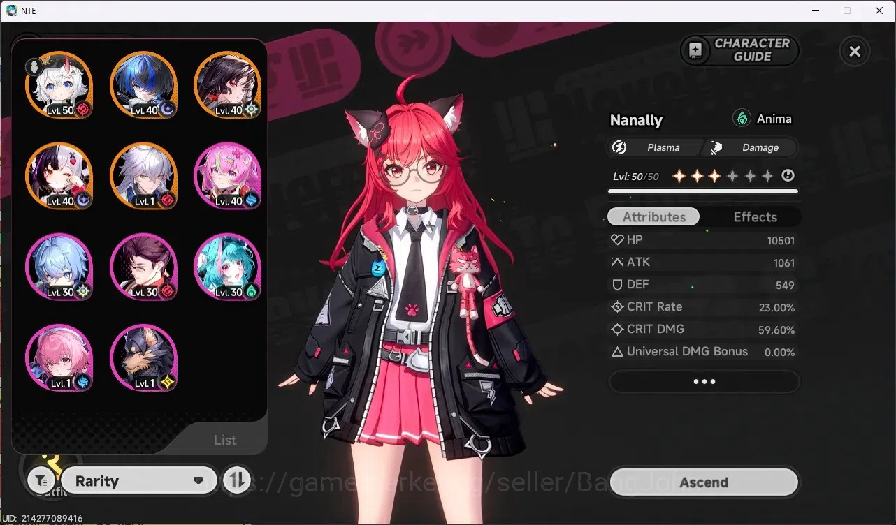 Neverness to Everness Accounts SEA|Lv.40|7 S-Class [Nanally,Hotori,Lacrimosa]|1,3 image 3